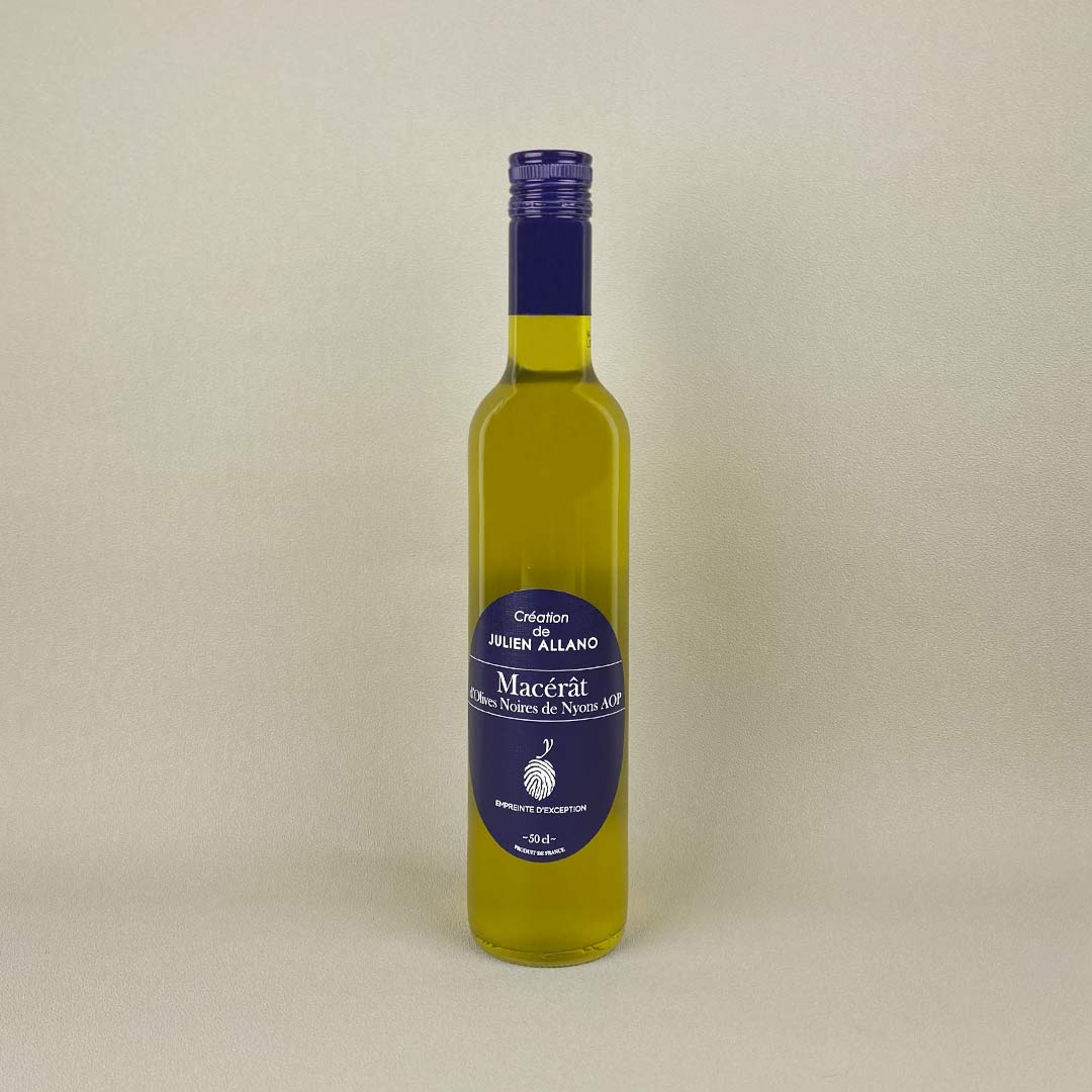Huile olive Macérat bouteille